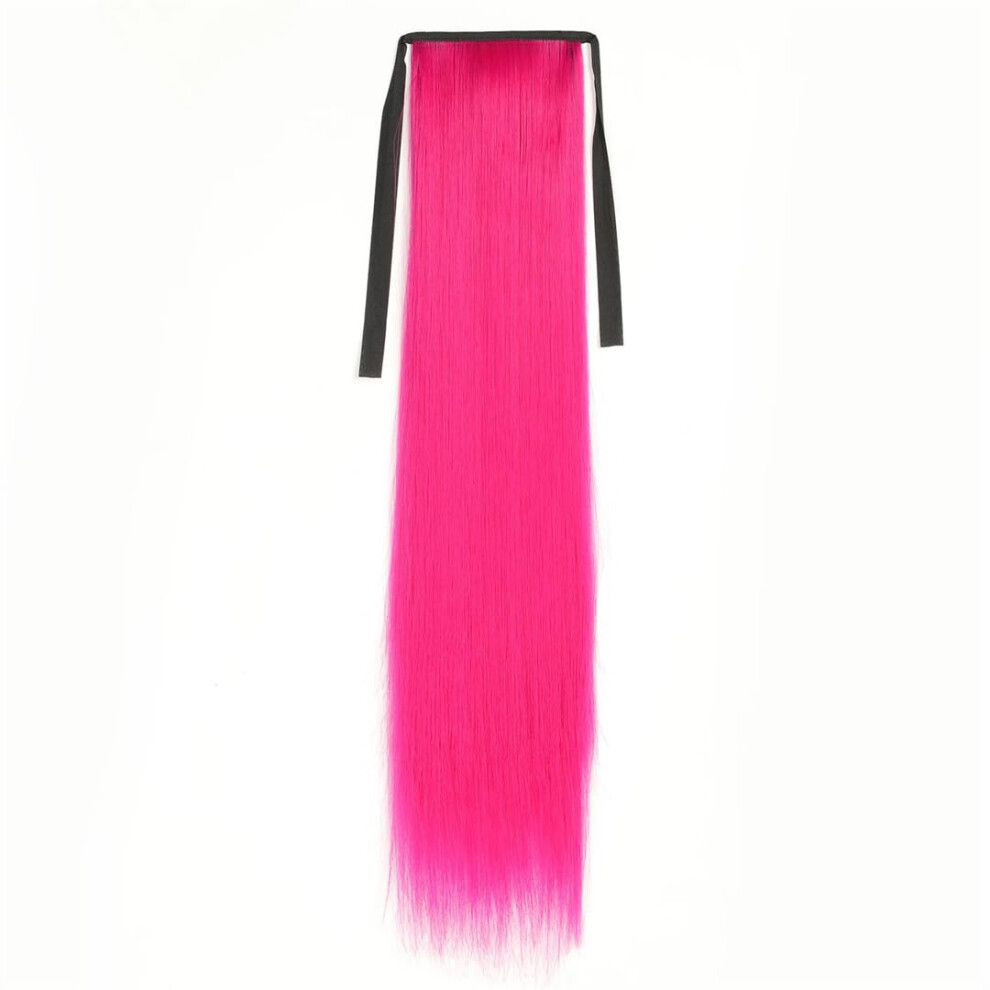 Clip In Ponytail Extensions  Super Long Silky Straight Synthetic Hair, 22 Inch, Ponytail ClipIn, Model 137pnnrk3