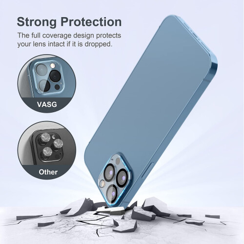iPhone 13 Pro / 13 Pro Max Kameraschutz 3er-Pack gehärtetes Glas 2