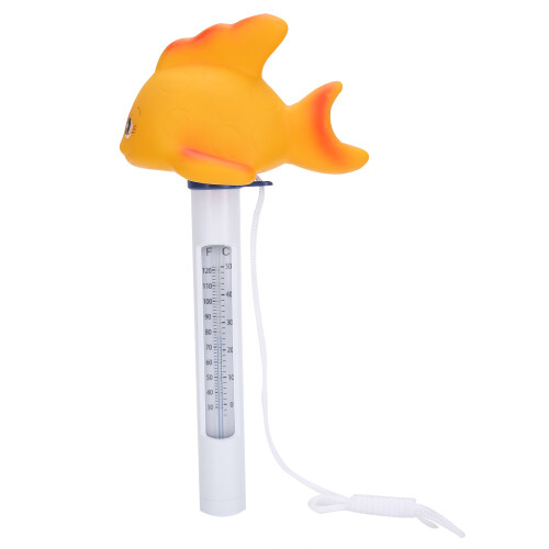Goldfish Floating Pool Thermometer: Accurate Durable Fun Water Gauge 1