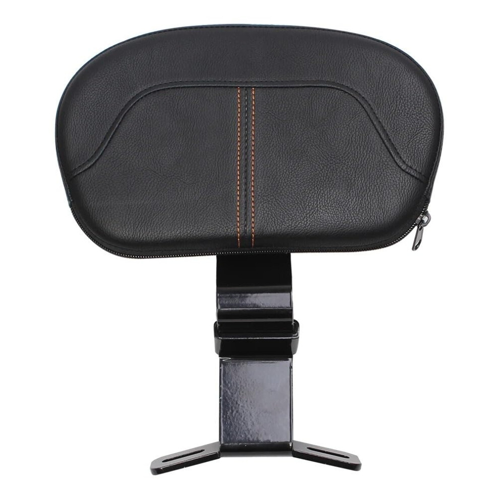 Motorcycle Backrest Pad For Harley Touring 20092023 Front Rider Stitch Ergonomic Support Orange 9347817493023