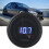 2-in-1 12V Digitaler U/min-Tachometer Voltmetermessgerät LED-Display Schwarz 52mm 14
