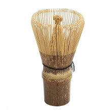 Batidor de Polvo de Té Verde Matcha de Bambú, Accesorio para Ceremonia Japonesa, Cepillo de Té de Bambú Chasen, 80 Puntas