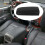 Black Artificial Leather Center Console Cover for GMC Envoy 02‑09 1