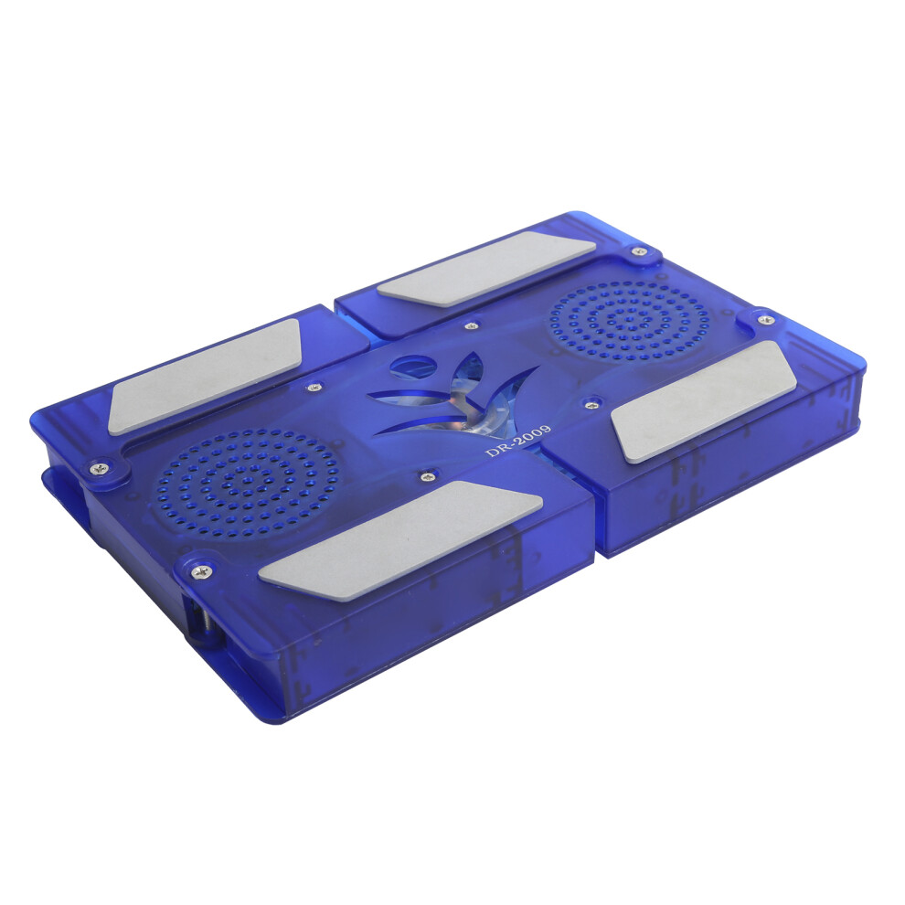Laptop Cooling Pad With 2 Fans, Foldable, Usb (Dr-2009) Blue 9361379202817