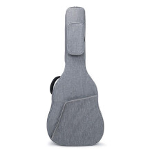 Ukulele Gig Bag With Shoulder Straps Side Handle Neck Pillow Pockets Multicolor Grey 39 Inch Size