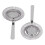 Edelstahl-Bar-Sieb, Feinfilter, Silber 11