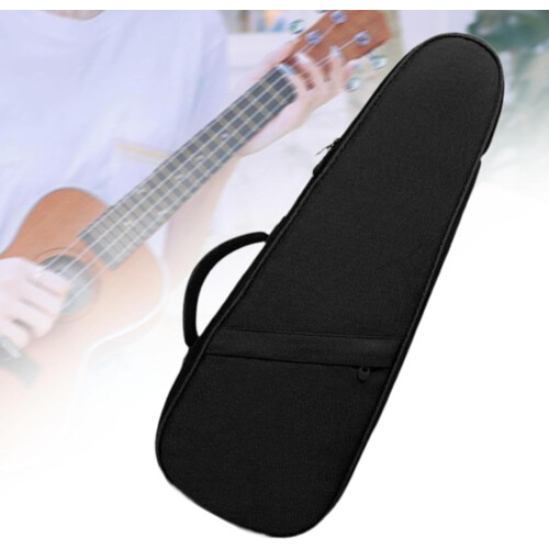 Ukulele Carrying Case With Adjustable Strap For Ukulele Black 2