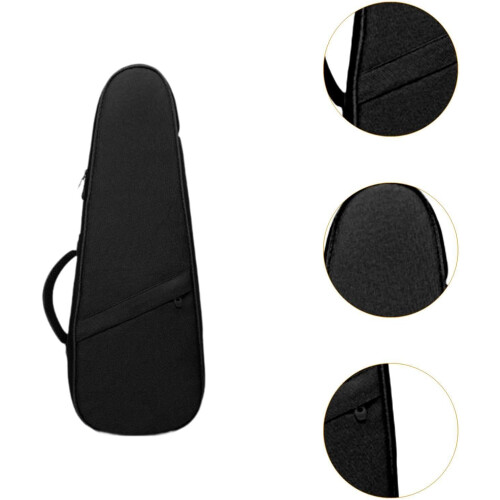 Ukulele Carrying Case With Adjustable Strap For Ukulele Black 1