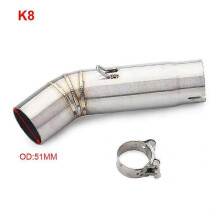 K6 GSXR 600 750 GSXR700 GSXR750 Motorcykel Avgasdämpare Mittlänksrör Slip-On För Suzuki GSX R600