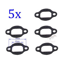5x Avgaspackning 43cc 47cc 49cc Mini Barn PIT Pocket Chopper Quad Dirt Bike ATV ~ 17335