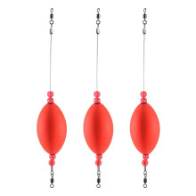 3 Pack Vissen Bobbers Popping Cork Float voor Roodbaars Gespikkelde Forel Sheepshead Bot Zoetwater en Zoutwater