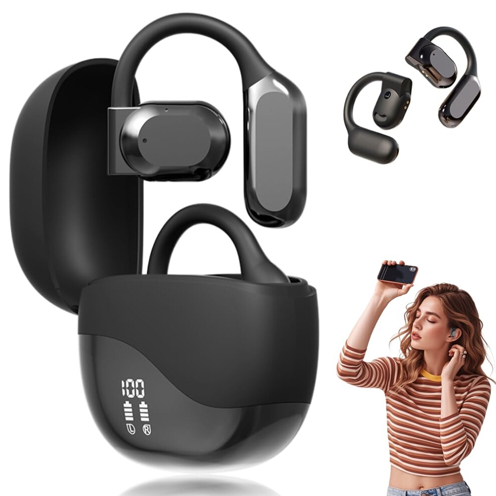 Ai Translating Ear Buds, Wireless, 5.3 Bluetooth, 144 Languages, Twoway Translator (Black) Black 9094768819814