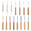 1 Set Einzelkopf-Häkelnadel-Set, Stricknadel,-Set zwei 1
