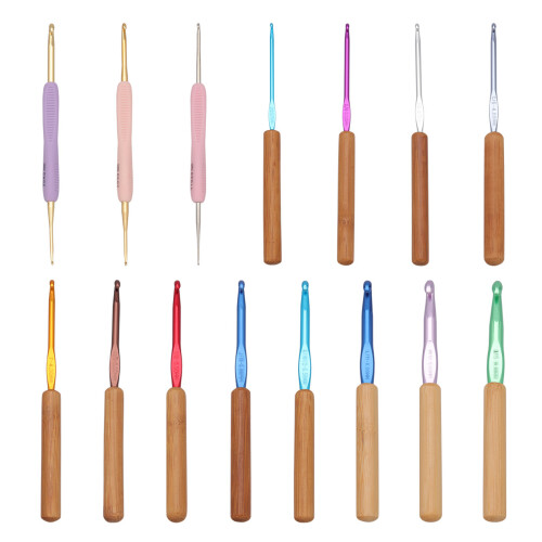 1 Set Einzelkopf-Häkelnadel-Set, Stricknadel,-Set zwei