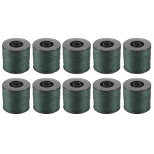 10X, 500M 100LB 0.5mm Super Strong Braided Fishing PE 4 Strands Color:Dark Green