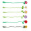 Häkel-Tier-Lesezeichen-Set mit-Lesezeichen Blumenkamerad 1