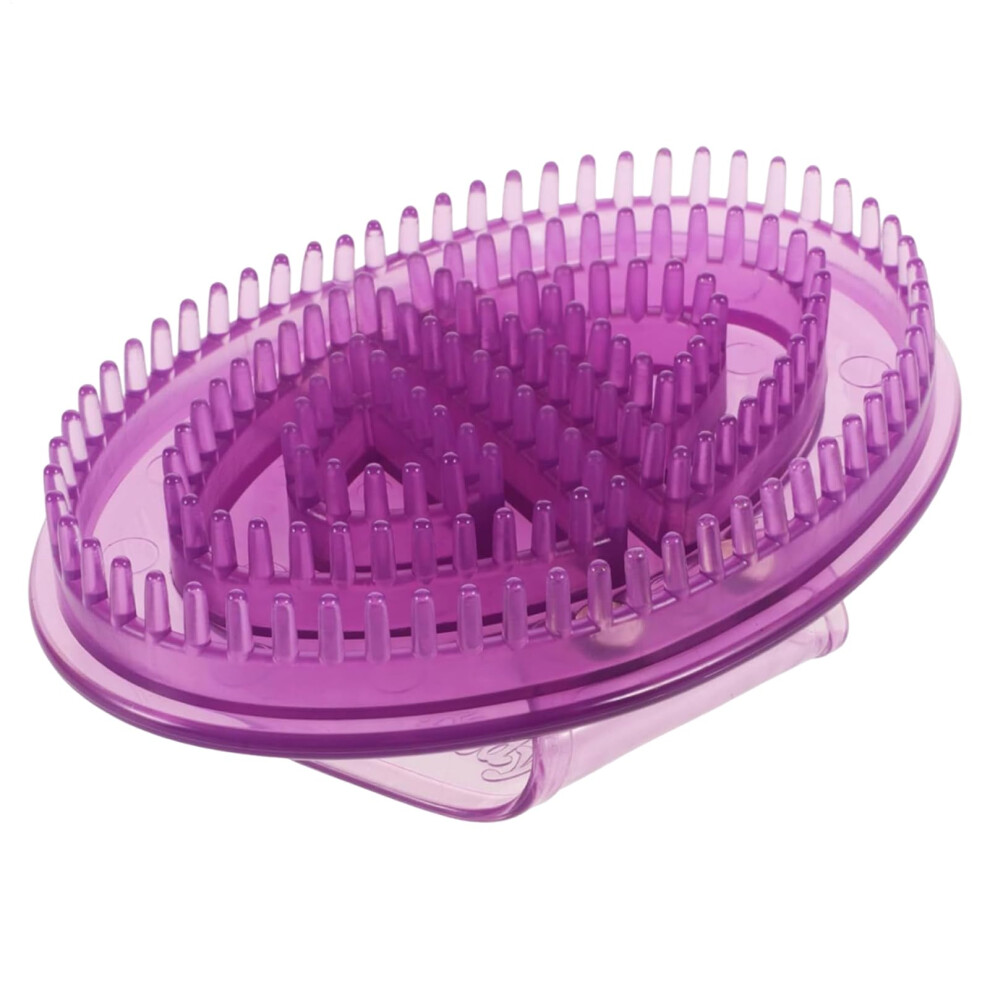 Massage Brush  Leg Meridian Massage Tool, Silicone Hand Acupressure Brush for Muscle Relaxation in Neck Tension, Arms, and Legs