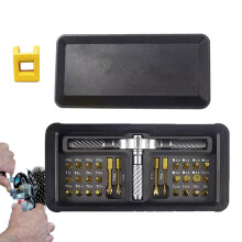 30in1 Magnetic Ratchet Screwdriver Set with Ergonomic T Handle and Storage Case for Home