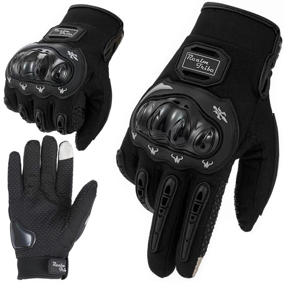 Motorcycle Gloves Xxl With Touchscreen, Knuckle Protection, Breathable Antislip Allseason Design 9199774057851