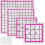 4Pcs Clear Acrylic Quilting Ruler Patchwork Templates for-Pink 1