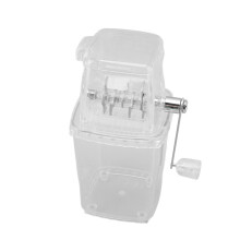 Handbetriebene Eis Crusher – Klar, Rostfrei, Multifunktional für die Heimküche