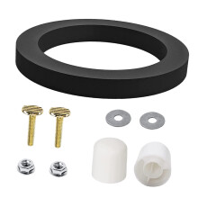 Toilet Sealing Kit Gasket With Bolts For Motorhome Toilets Durable Construction Prevents Leaks Flush Issues