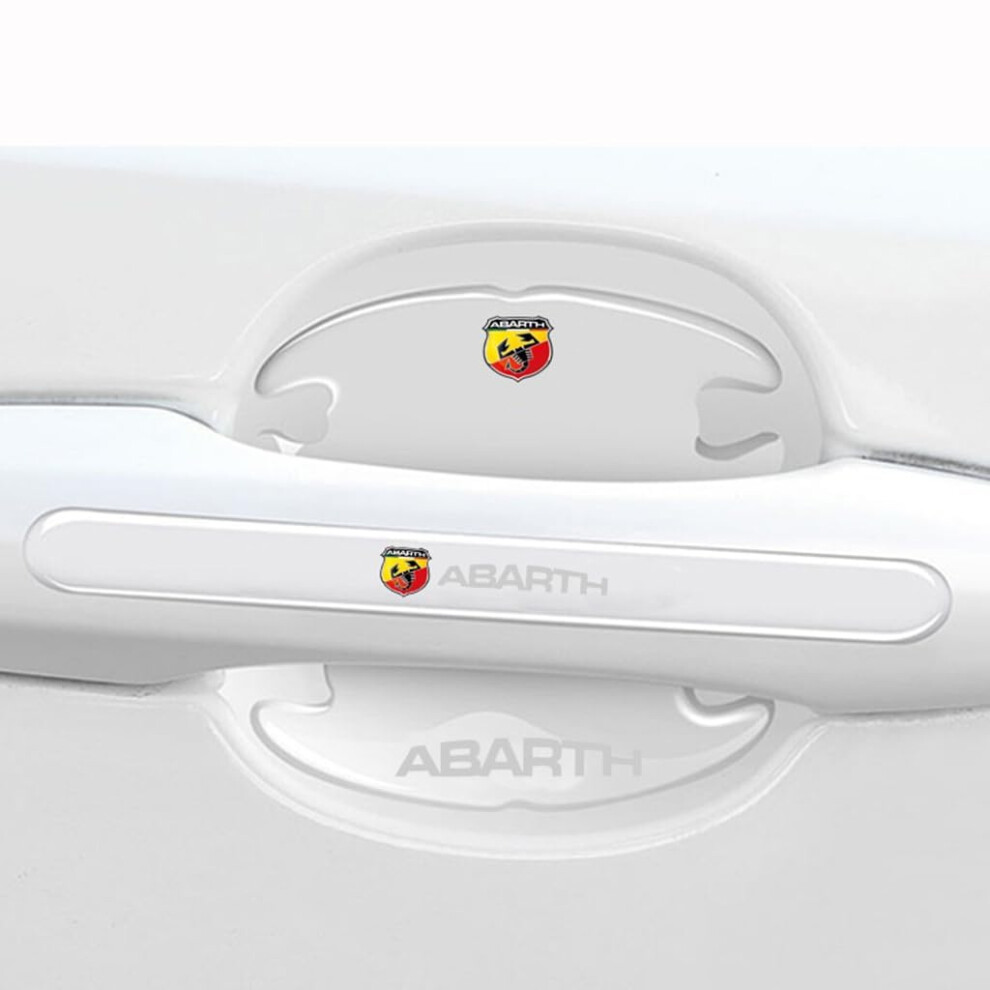 8 Pcs Waterproof Car Door Handle Protector Scratch Guard For Abarth 500C 20102014 9187378406090