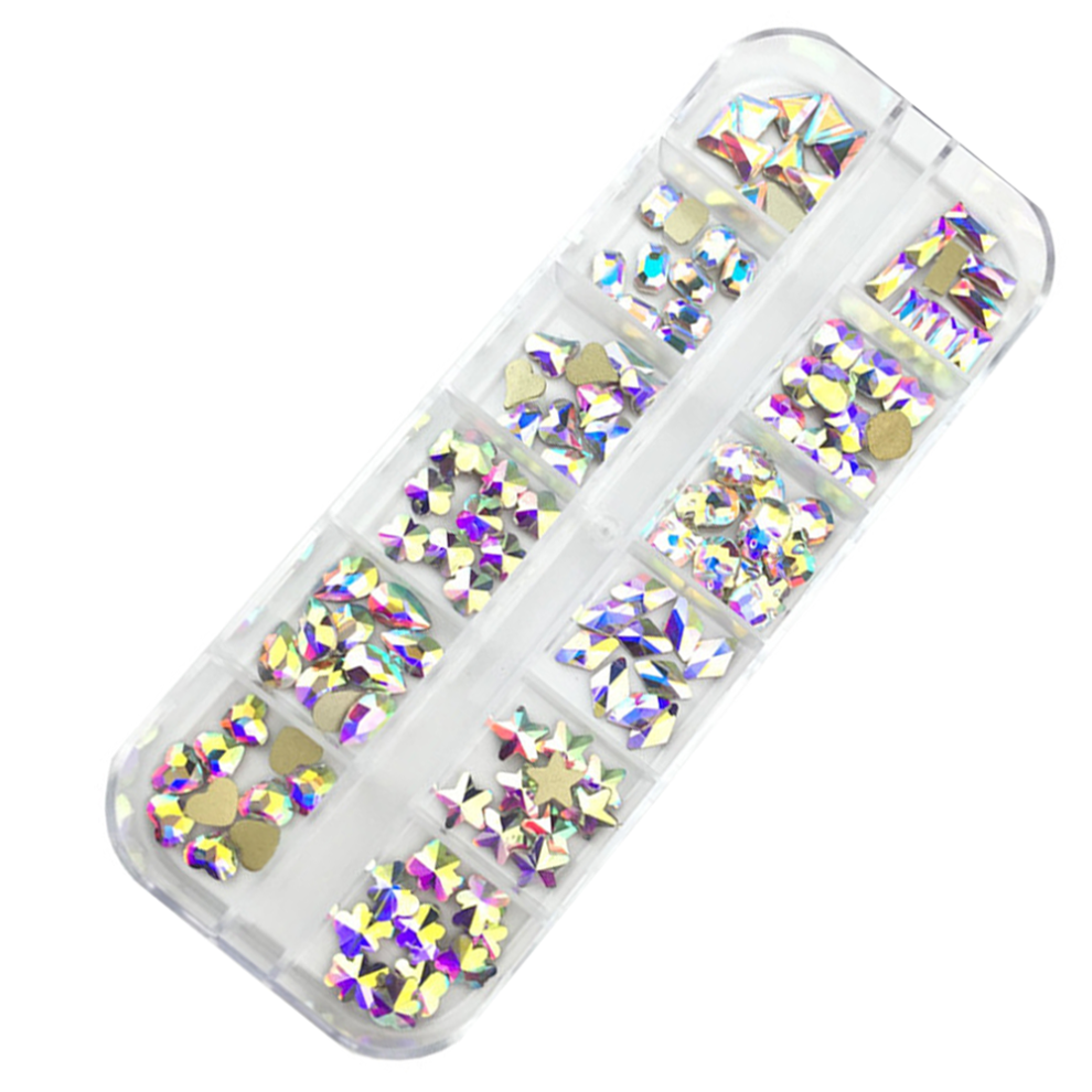 Stylish Nail Art Decorations, Flatback Rhinestones Crystals For A Glamorous Touch, High Quality Glass Offers Timeless Beauty, Personalize Your Creati
