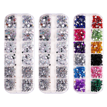 Exquisite Designs mit farbenfrohen Strasssteinen: Perfekt für DIY-Bastelarbeiten und Nagelkunst, bewahren den Kristallglanz und den lang anhaltenden