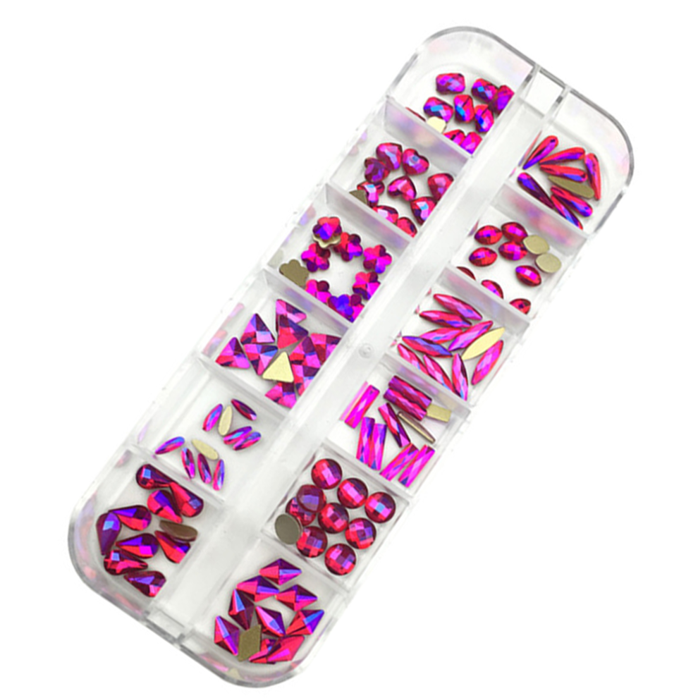 Mermaid Nail Sequins for Creative Nail Art, Colorful Glitter Stickers with Iridescent Shimmer, Easy to Apply Mixed Color Rhinestones For Nightclubs