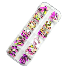 Persönliche und modische Basteldekoration, glänzende Nagelsteine für grenzenlose Kreativität, hochwertige Acryl-Strasssteine mit flacher