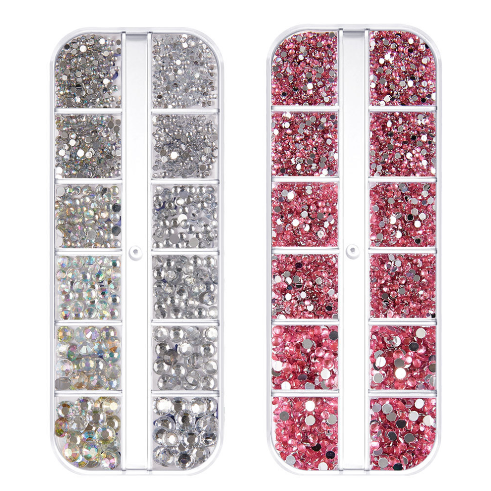 Creative Elegance: Rhinestones for Craft, Quality Glass Material, Easy Application, Multi-faceted Sides, Ideal for Personalized Creations, Sparkle an