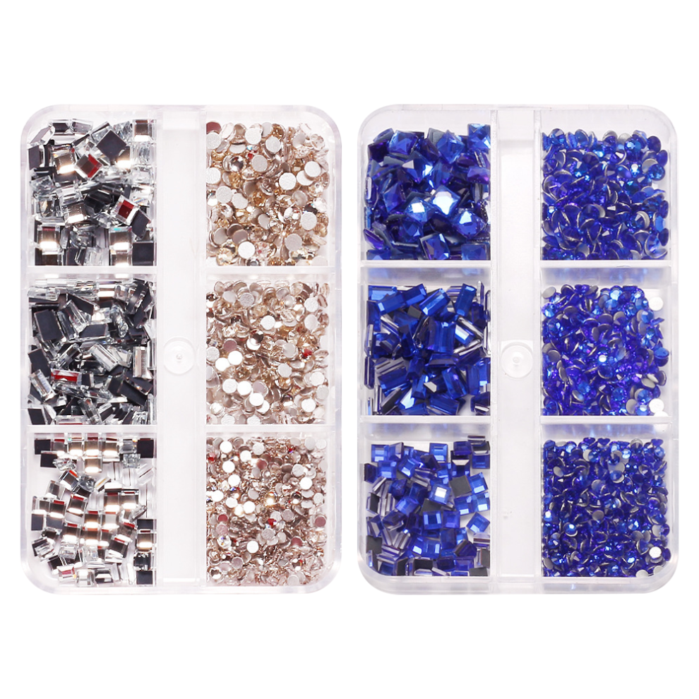 Crystal Glass Flatback Rhinestones For Artistic Endeavors, Complete With Rhinestone Picker Pencil And Tweezers, Designed To Enhance Creativity And