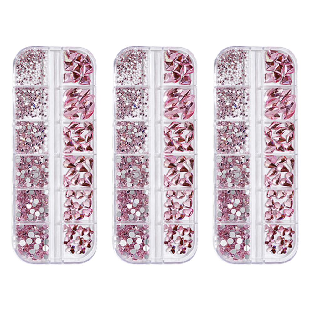 Crystal Colorful Rhinestones: Flatback Rhinestones, Nail Art Rhinestones, Ab Rhinestone, Wide Application, Pick-up Tools, Charming Decorations, K9 Gl
