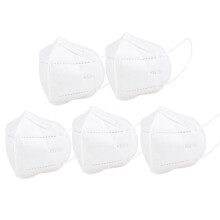 Well Fitting Design KN95 Masks 5-Ply Disposable Masks with Breathable Protection, High Filter Efficiency Cup Dust Safety Masks, Skin-Friendly Fabric