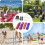 Beach Volleyball Boundary Lines Set with AntiSag Webbing and RustProof Stakes, Foldable DualTone 2