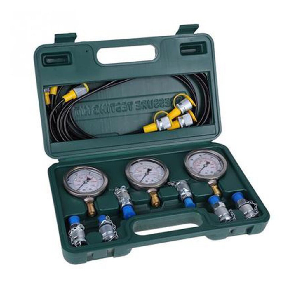 Hydraulic Tester 250/400/600 Bar Hydraulic Test Kit For Excavators Construction Machinery Gauge Kit 9174973588009