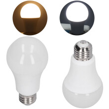Ampoules LED en forme de A19, à faible consommation d'énergie, avec des perles LED 2835 haute luminosité, non dimmables, pour une utilisation