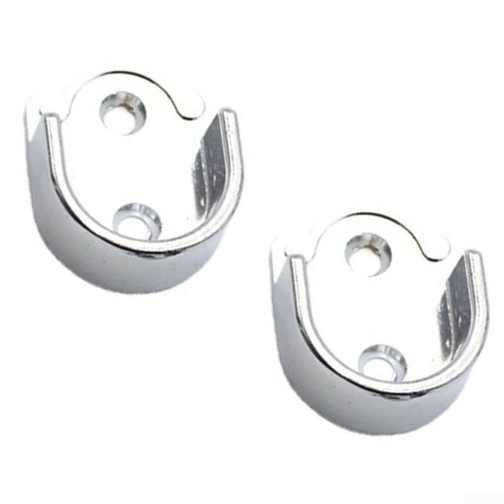 Zinc Alloy Wardrobe Closet Rod Bracket Heavyduty Durable Universal Fit For Closet Rods 9382693353245