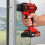 Cordless Combi Drill 12/18/36V With 2 Batteries, 10Mm Chuck, Variable Speed, 251 Torque Settings With LED Indicator 5