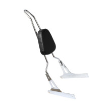 Motorcycle Sissy Bar Cushion Detachable Rear Passenger Backrest for Harley Dyna 20062017