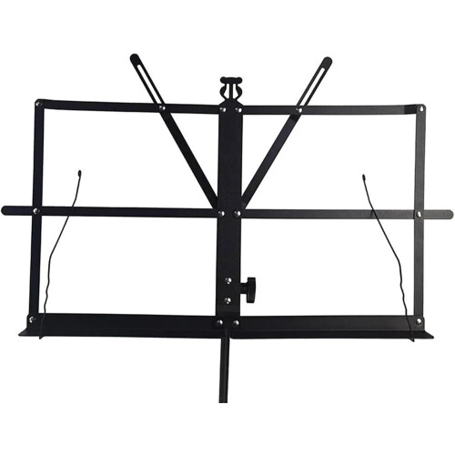 Portable Music Stand Folding Iron Triangular Base Adjustable Height With Bag Music Score Stand 2