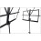 Portable Music Stand Folding Iron Triangular Base Adjustable Height With Bag Music Score Stand 2