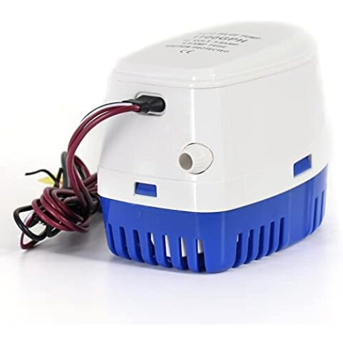 24V 1100GPH Automatic Submersible Bilge Pump with Float Switch for Boat Marine Use 2
