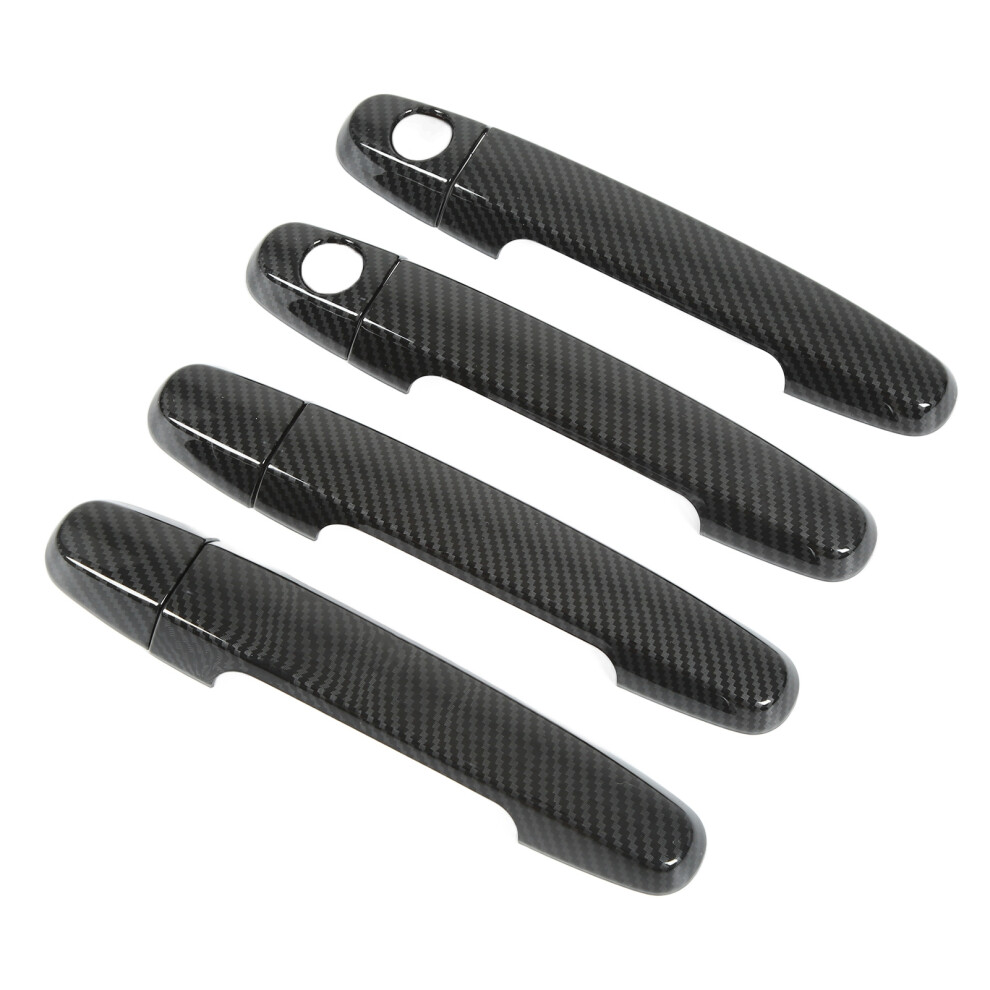 Camry 2002Â2006 Carbon Fiber Door Handle Protector Cover Stylish Decor Frame 8061375523220