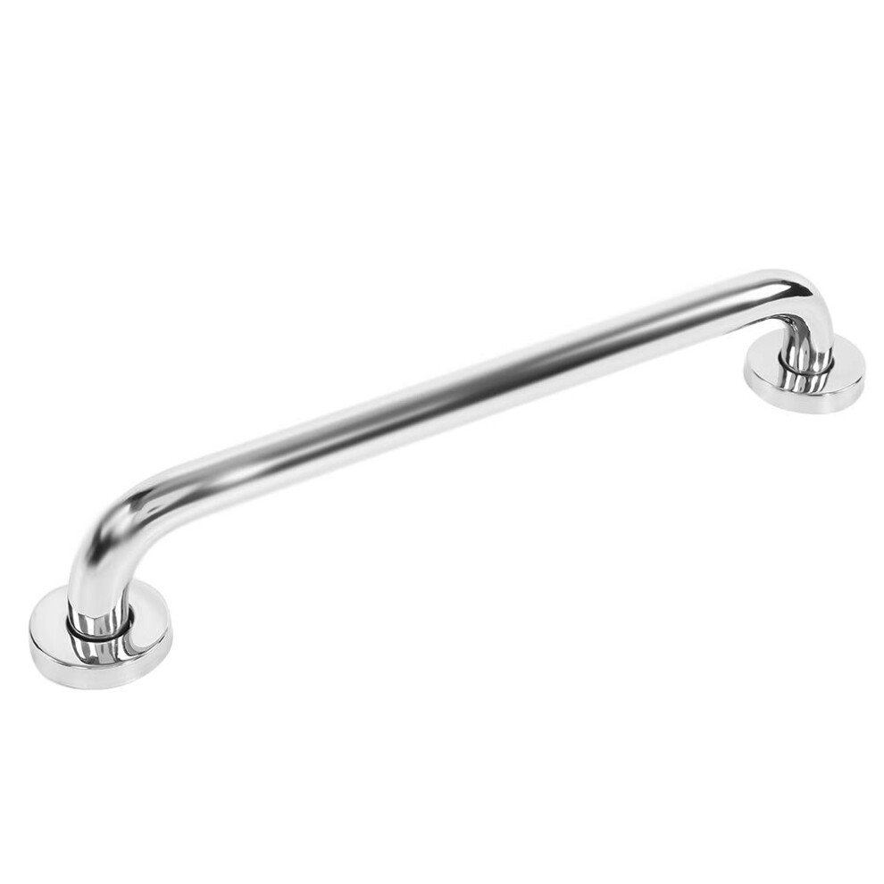 40cm Stainless Steel Bathroom Grab Bar with AntiSlip Grip, Heavy Duty Shower Safety Rail for Elderly and Disabled