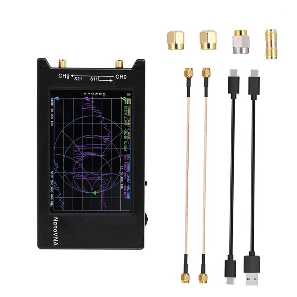 Vector Network Analyzer 10Khz1.5ghz 4Inch Portable Antenna Tester Freq Sweep Rf Tool Cable Diagnostics 9187378407431