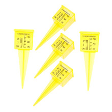 5pcs Accurate Outdoor Rain Gauge with Easy Installation for Garden Lawn and Sprinkler Water Monitoring