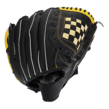 Baseball Glove Yellow Black Lightweight Protective Portable For Adult And Youth Training And Competition Softball
