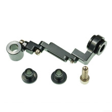Oil Bottle Stand CNC MultiAngle Aluminum Alloy Construction Compatible With Most Motorcycles ATVs Titanium Finish